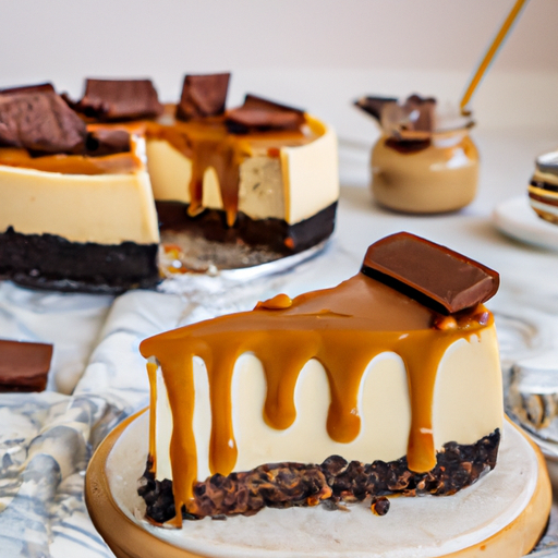 Salted Caramel Espresso Cheesecake