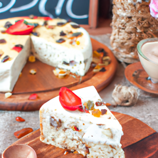 Oatmeal Raisin Marbled Delight Cheesecake