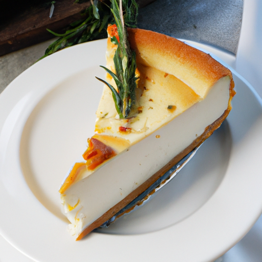 Rosemary & Olive Oil Delight Cheesecake