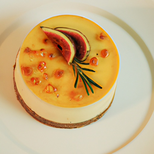 Fig Rosemary Delight Cheesecake